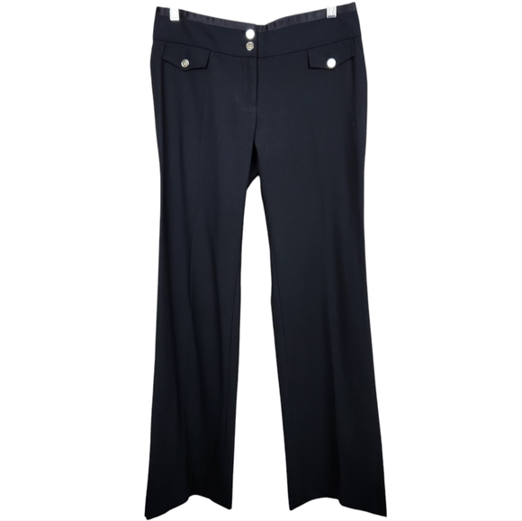 Dolce & Gabbana Black Wool Blend Trouser Pants Women's Size 6 Italian Size 42 - Picture 1 of 12